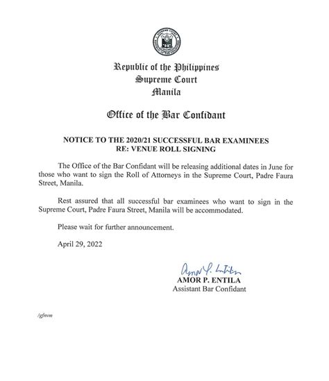 Office of the Bar Confidant .